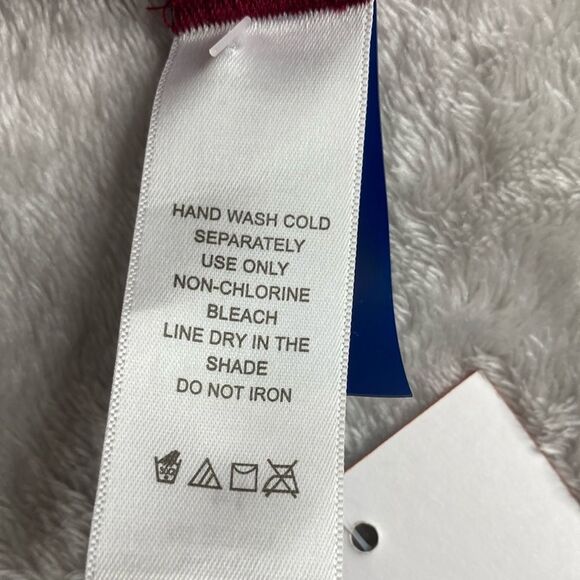 NWT SWIMSUITS FOR ALL 14 Red / Blue Floral 2 Piece Swimsuit - Picture 9 of 12